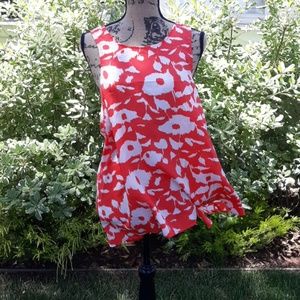 Breezy Festival Hi-low Top with lace up back 2XL